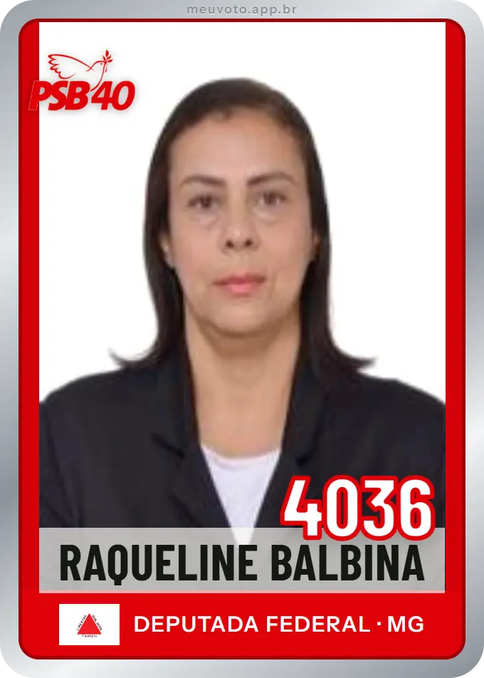 Carta de Raqueline Balbina, número 4036, PSB