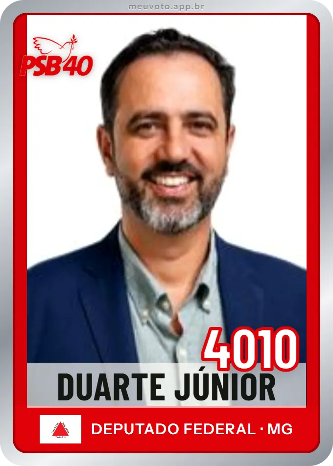 Carta de Duarte Júnior, número 4010, PSB