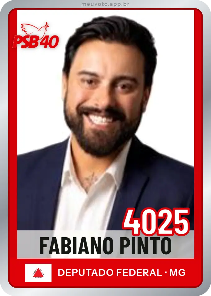 Carta de Fabiano Pinto, número 4025, PSB