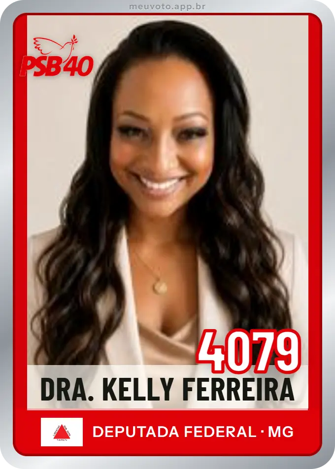 Carta de Dra. Kelly Ferreira, número 4079, PSB