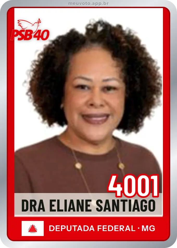 Carta de Dra Eliane Santiago, número 4001, PSB