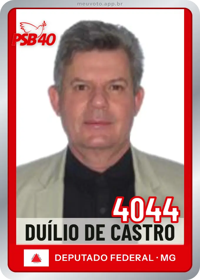 Carta de Duílio de Castro, número 4044, PSB