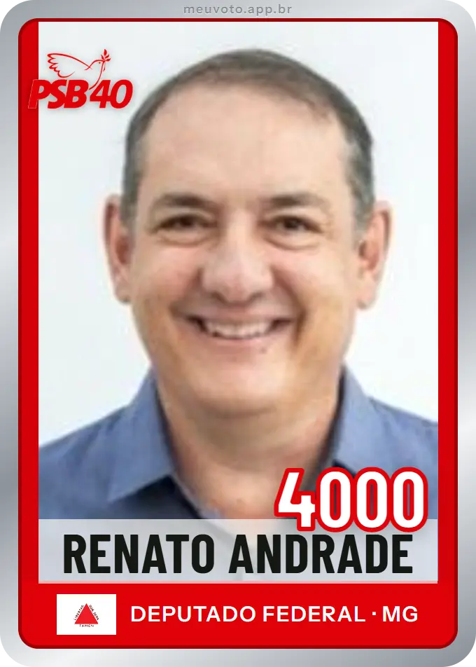 Carta de Renato Andrade, número 4000, PSB