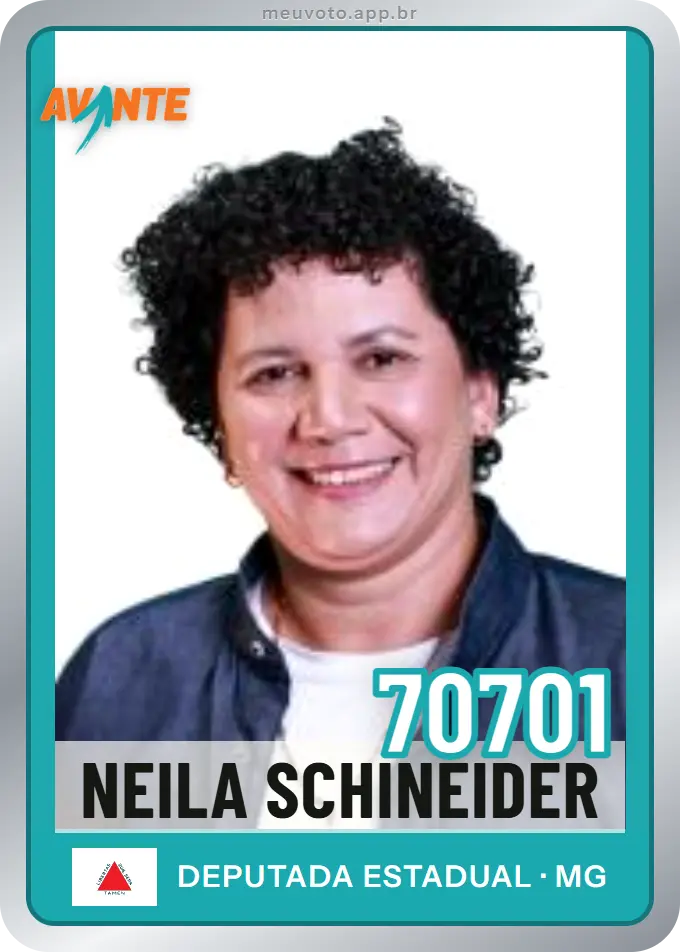 Carta de Neila Schineider, número 70701, Avante
