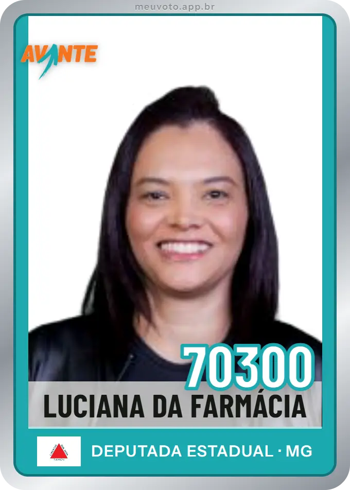 Carta de Luciana da Farmácia, número 70300, Avante