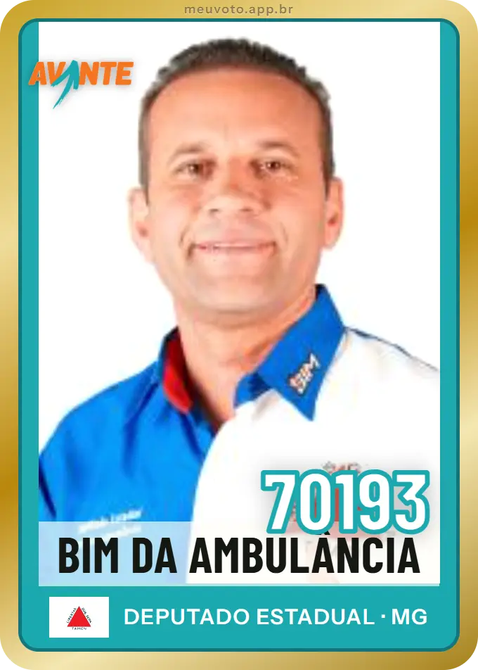 Carta de Bim da Ambulância, número 70193, Avante