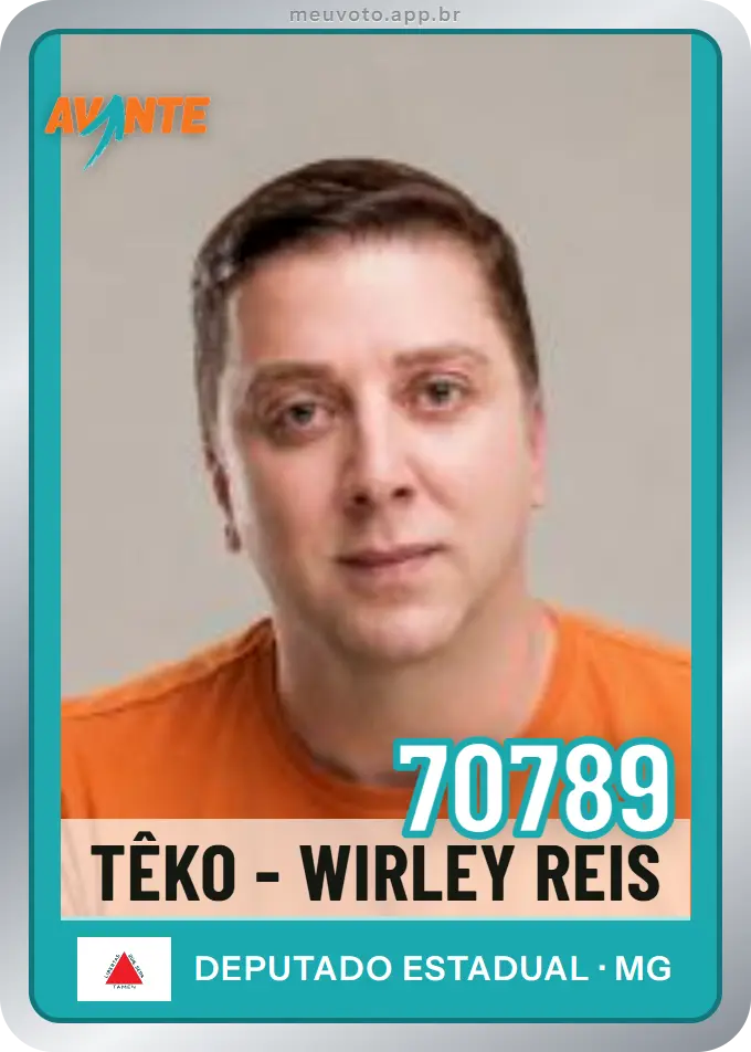 Carta de Têko - Wirley Reis, número 70789, Avante