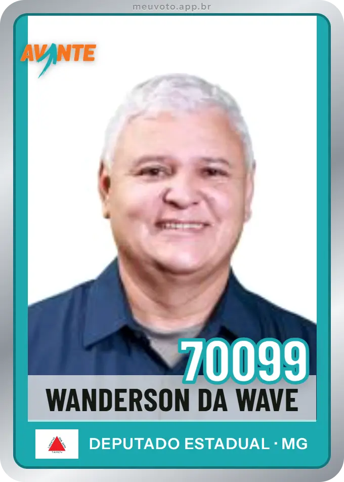 Carta de Wanderson da Wave, número 70099, Avante