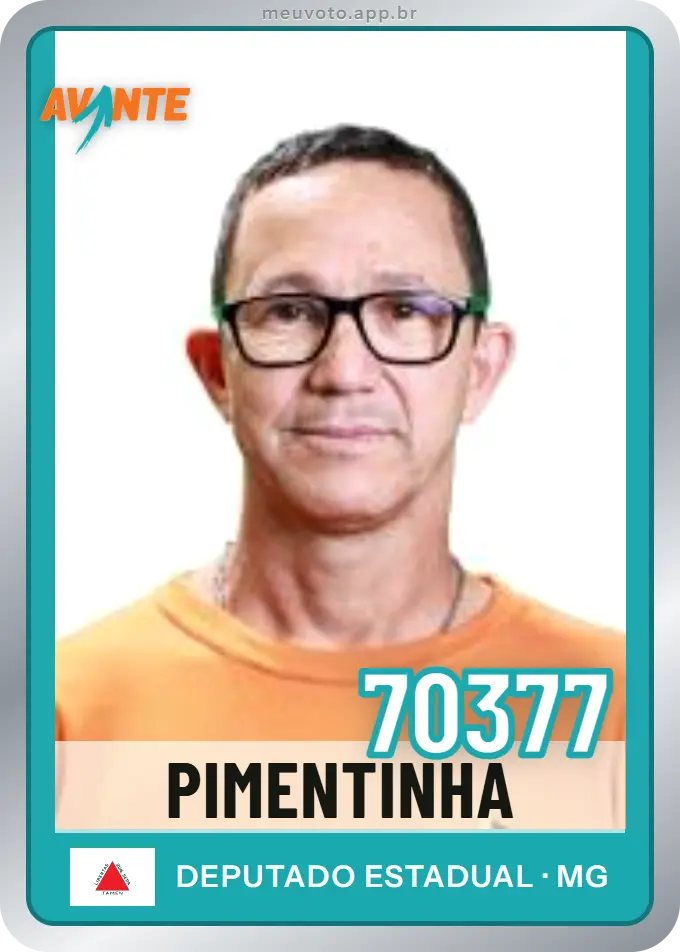 Carta de Pimentinha, número 70377, Avante