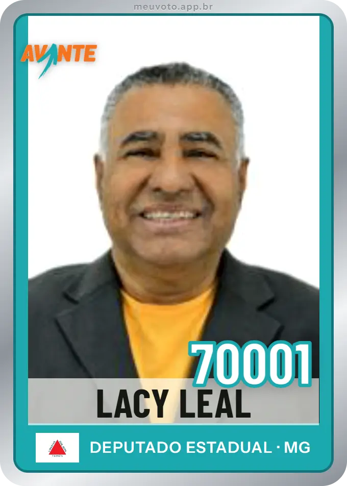Carta de Lacy Leal, número 70001, Avante