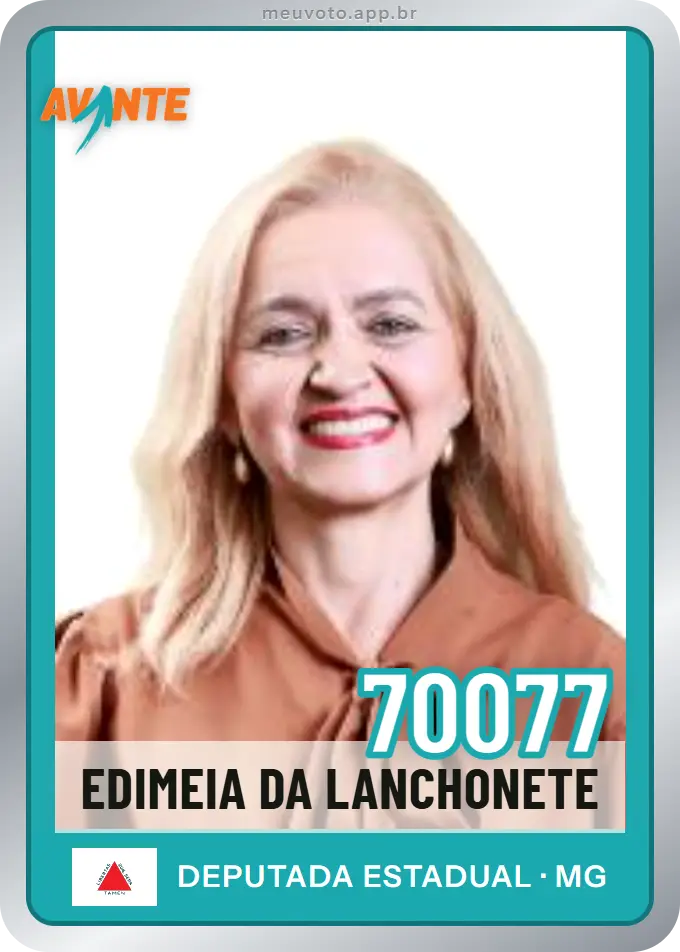 Carta de Edimeia da Lanchonete, número 70077, Avante