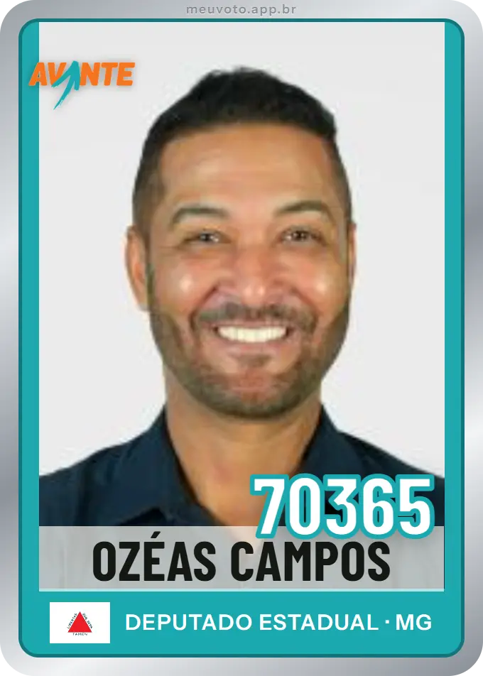Carta de Ozéas Campos, número 70365, Avante