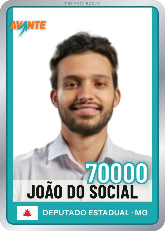 Carta de João do Social, número 70000, Avante