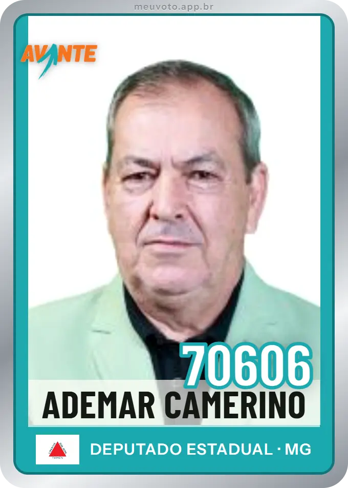 Carta de Ademar Camerino, número 70606, Avante