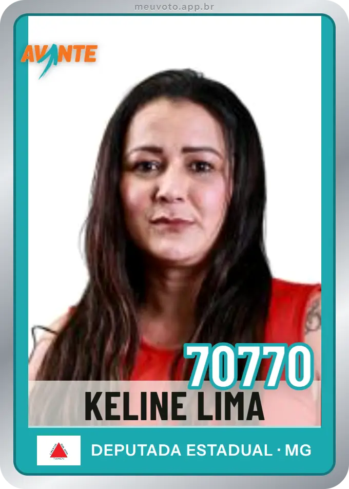 Carta de Keline Lima, número 70770, Avante