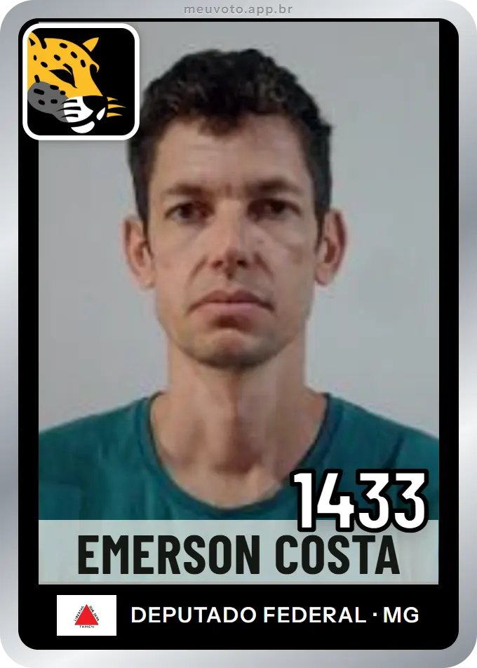 Carta de Emerson Costa, número 1433, Missão