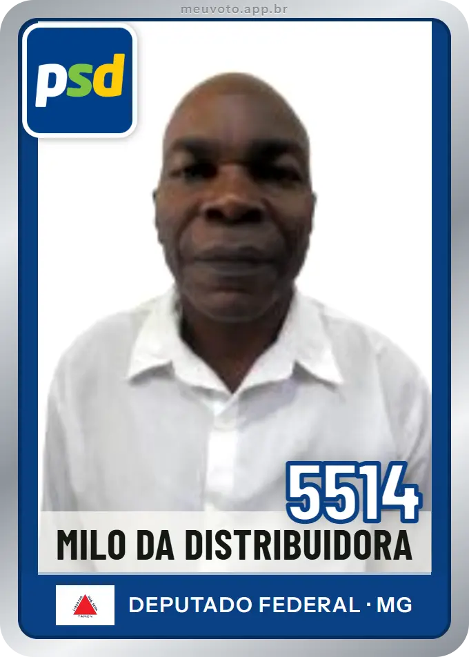 Carta de Milo da Distribuidora, número 5514, PSD