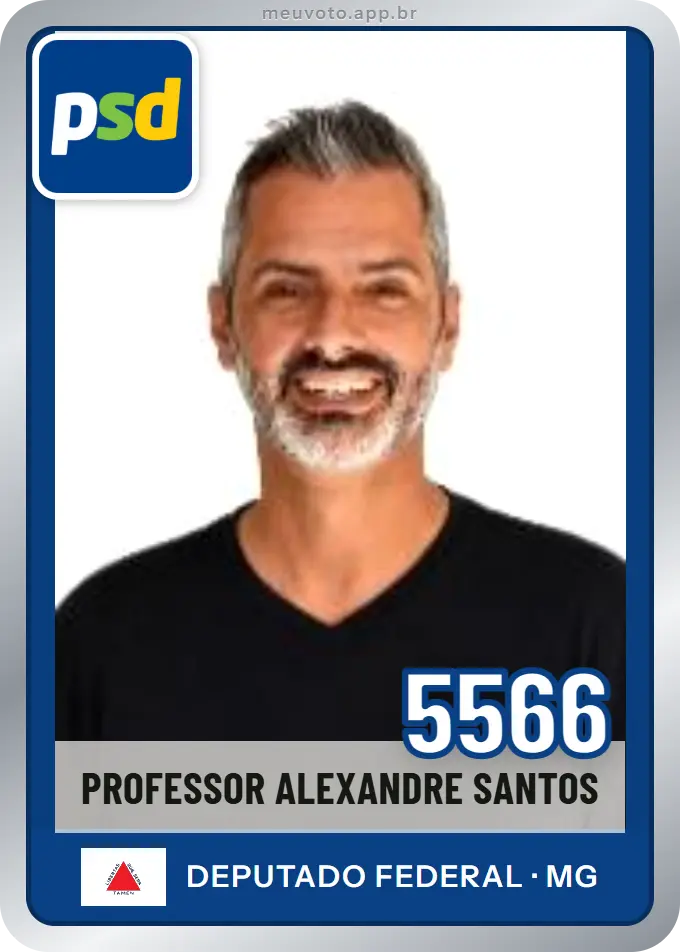 Carta de Professor Alexandre Santos, número 5566, PSD