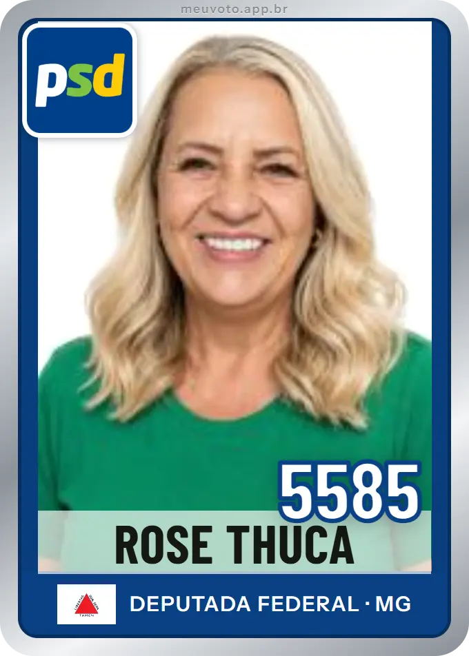 Carta de Rose Thuca, número 5585, PSD