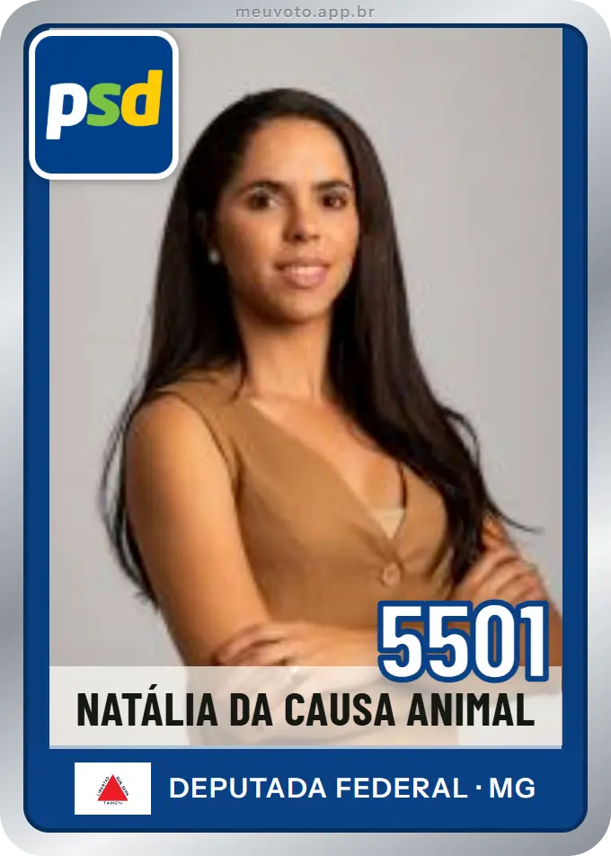 Carta de Natália da Causa Animal, número 5501, PSD