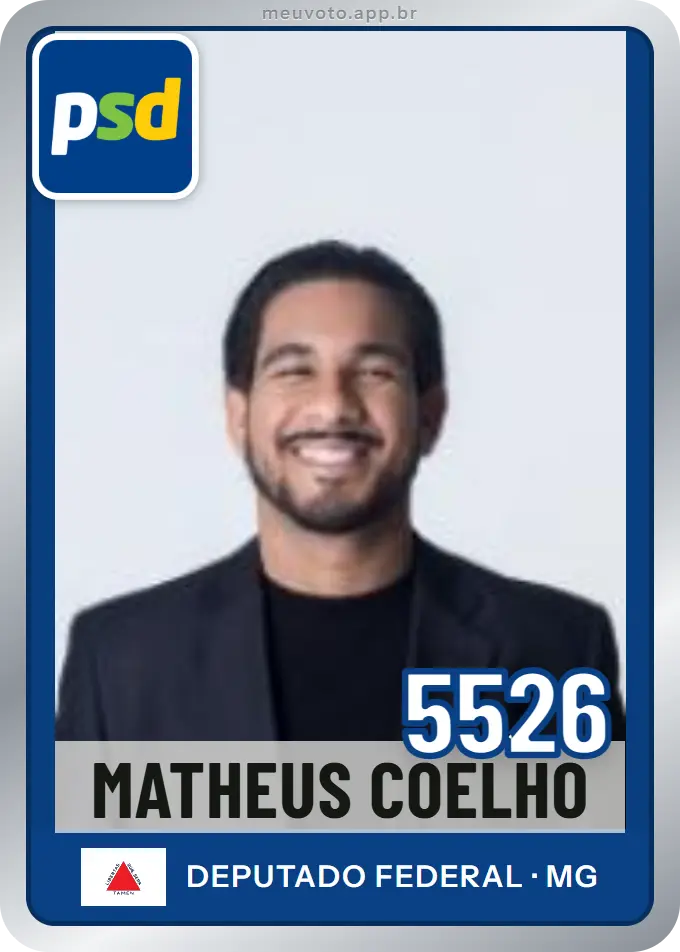 Carta de Matheus Coelho, número 5526, PSD