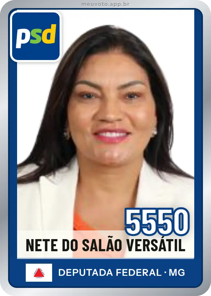 Carta de Nete do Salão Versátil, número 5550, PSD