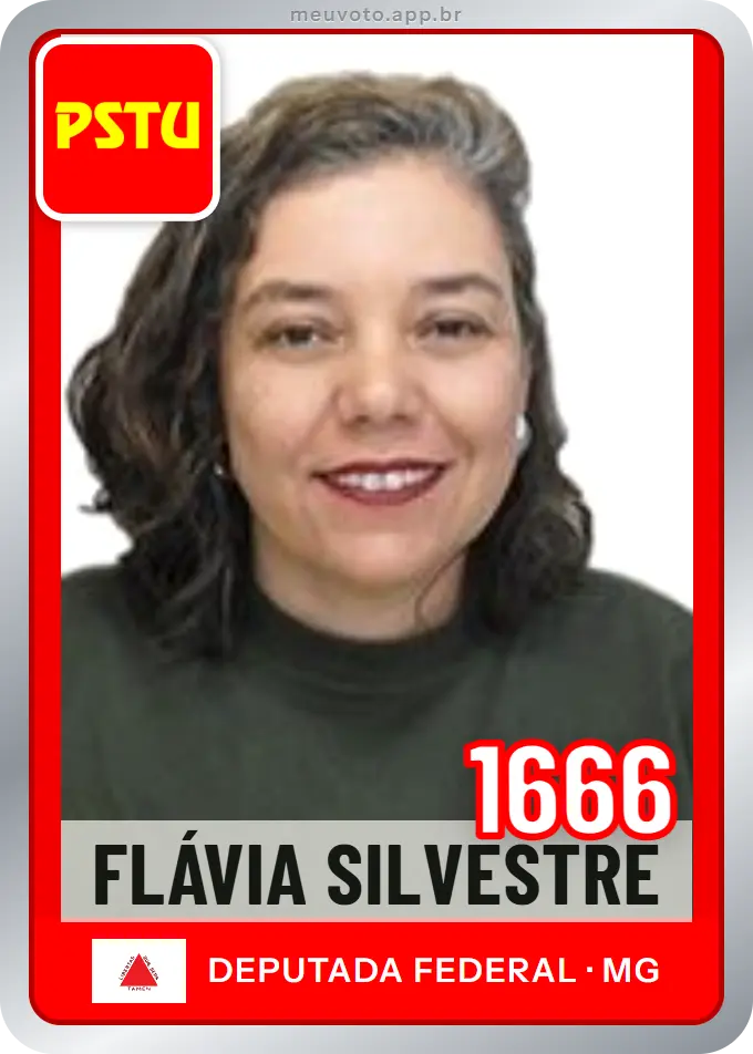 Carta de Flávia Silvestre, número 1666, PSTU