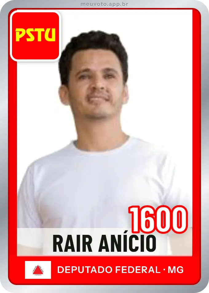 Carta de Rair Anício, número 1600, PSTU