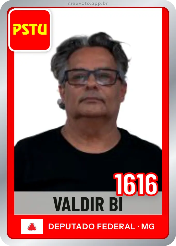 Carta de Valdir Bi, número 1616, PSTU