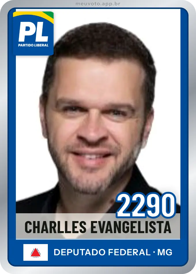 Carta de Charlles Evangelista, número 2290, PL