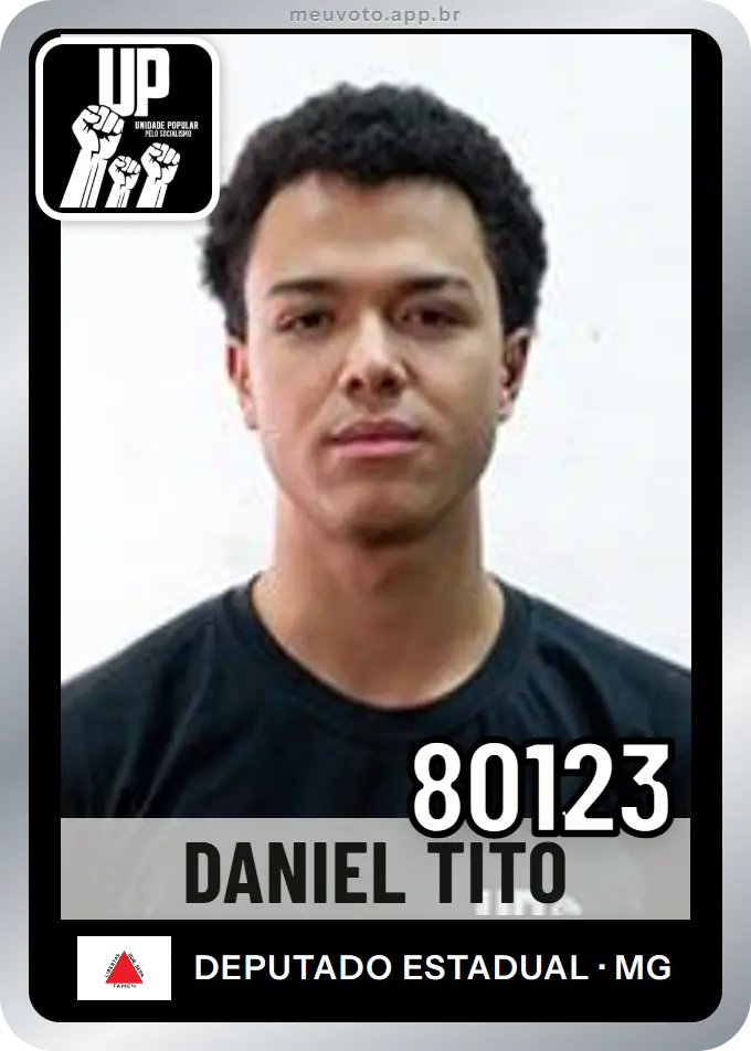 Carta de Daniel Tito, número 80123, UP