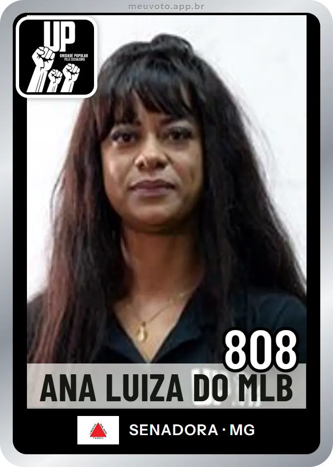 Carta de Ana Luiza do Mlb, número 808, UP