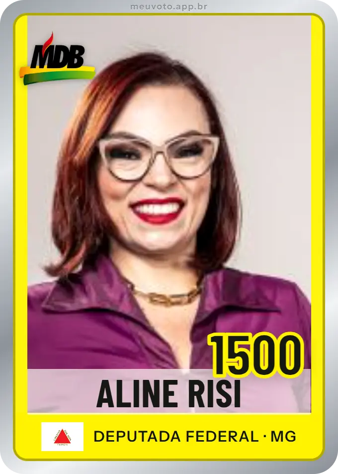 Carta de Aline Risi, número 1500, MDB