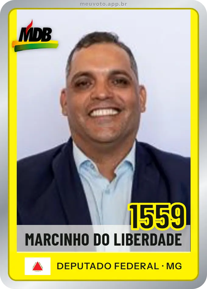 Carta de Marcinho do Liberdade, número 1559, MDB