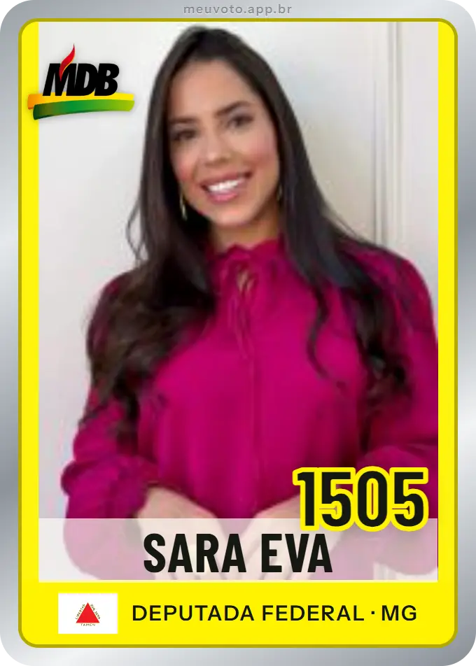 Carta de Sara Eva, número 1505, MDB