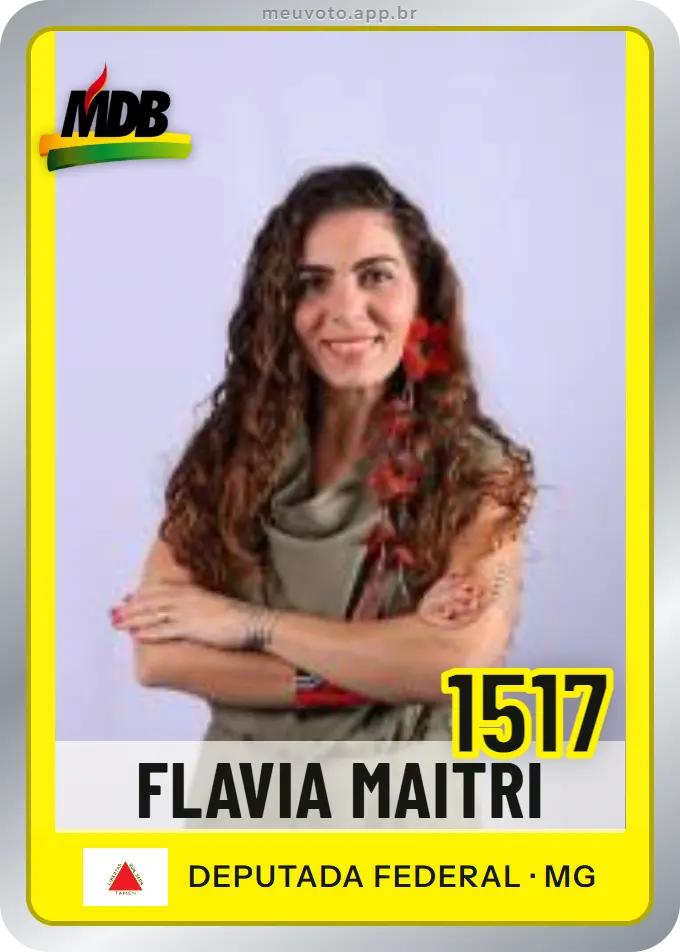 Carta de Flavia Maitri, número 1517, MDB