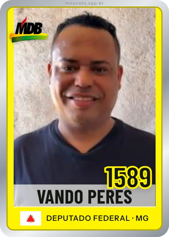 Carta de Vando Peres, número 1589, MDB