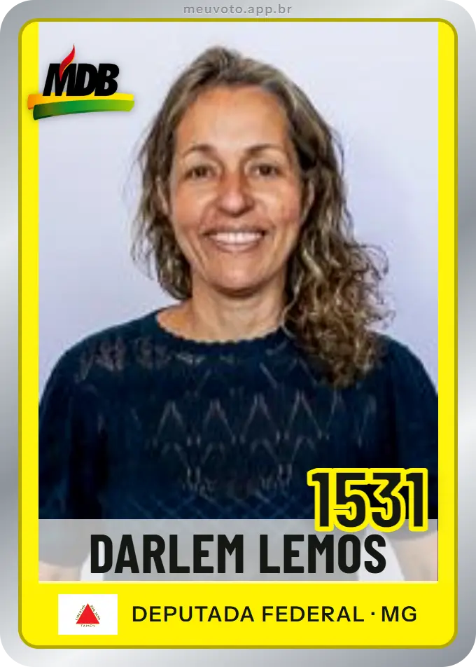 Carta de Darlem Lemos, número 1531, MDB