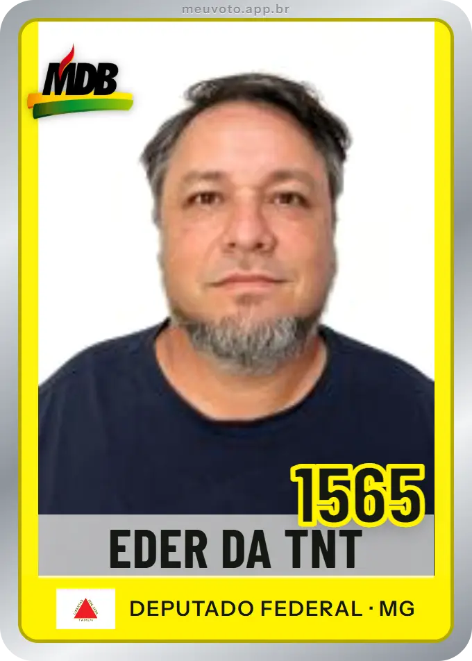 Carta de Eder da Tnt, número 1565, MDB