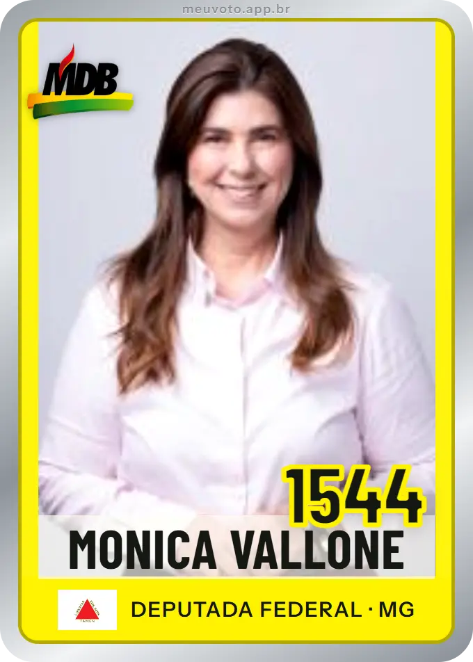 Carta de Monica Vallone, número 1544, MDB