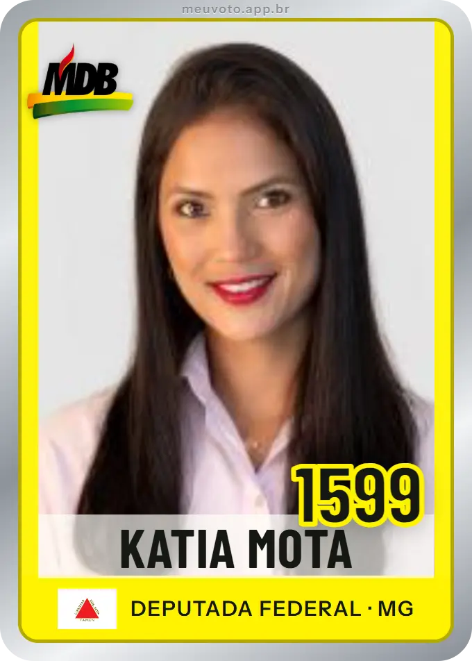 Carta de Katia Mota, número 1599, MDB
