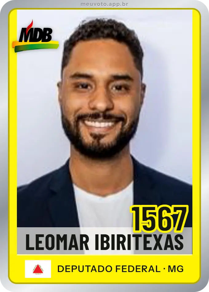 Carta de Leomar Ibiritexas, número 1567, MDB