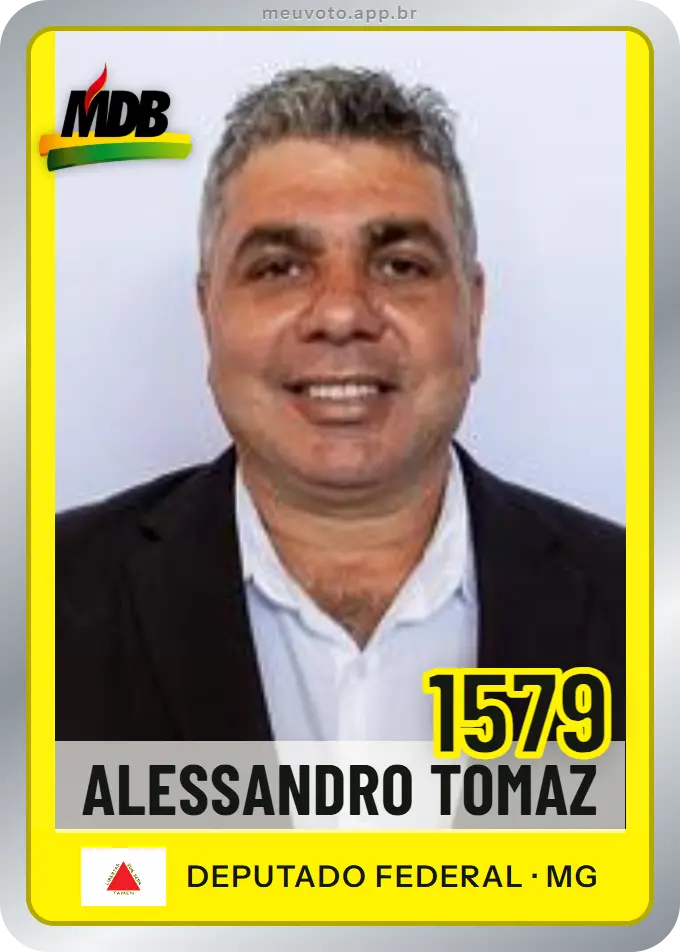Carta de Alessandro Tomaz, número 1579, MDB