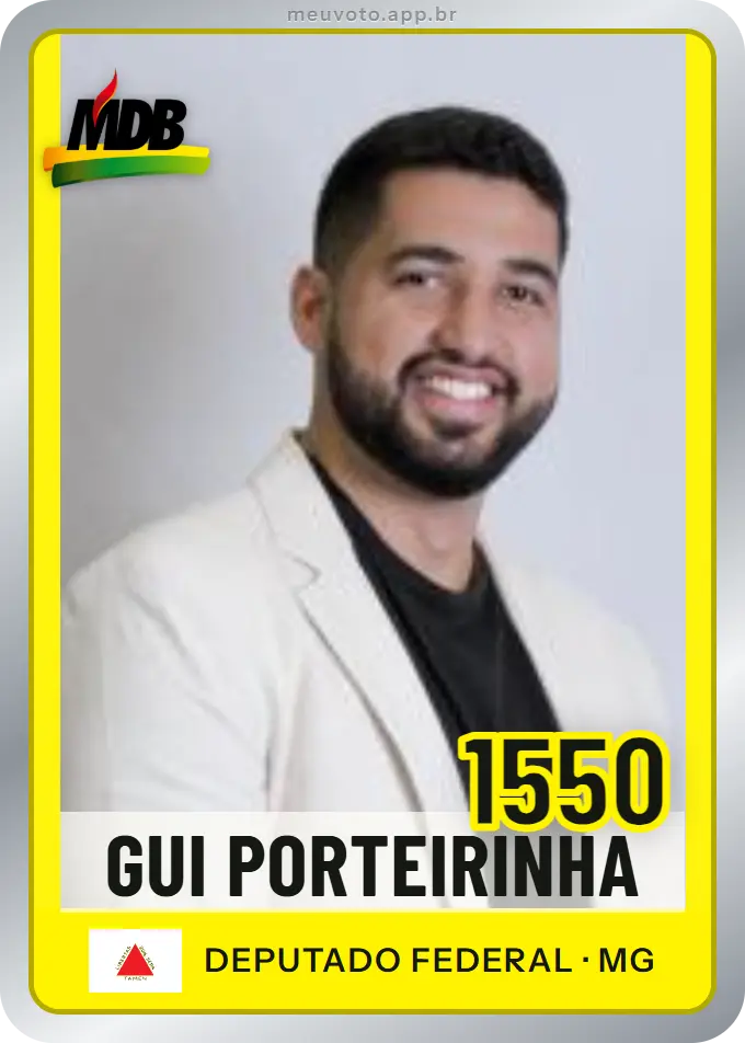 Carta de Gui Porteirinha, número 1550, MDB