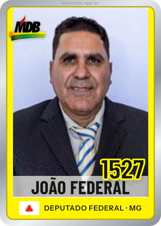Carta de João Federal, número 1527, MDB