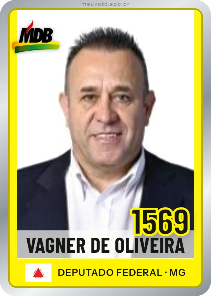 Carta de Vagner de Oliveira, número 1569, MDB