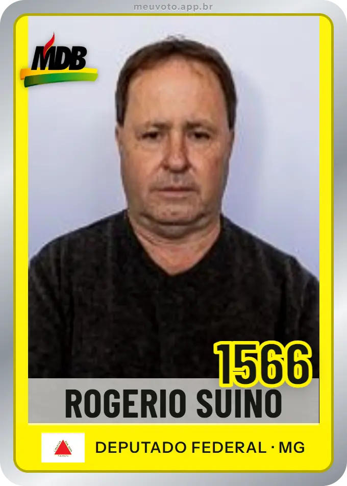 Carta de Rogerio Suino, número 1566, MDB