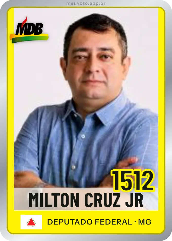 Carta de Milton Cruz Jr, número 1512, MDB