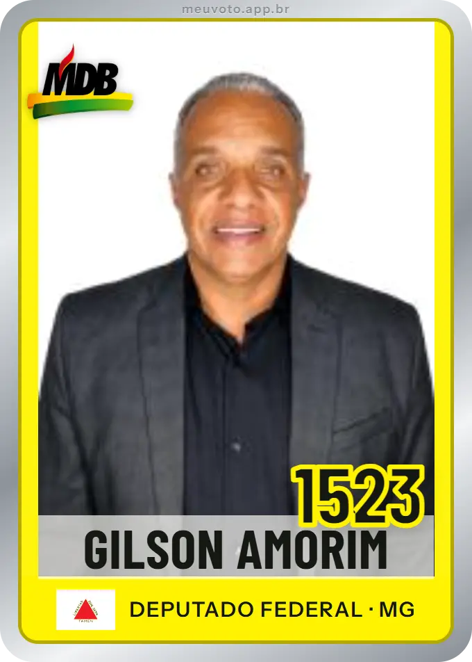 Carta de Gilson Amorim, número 1523, MDB