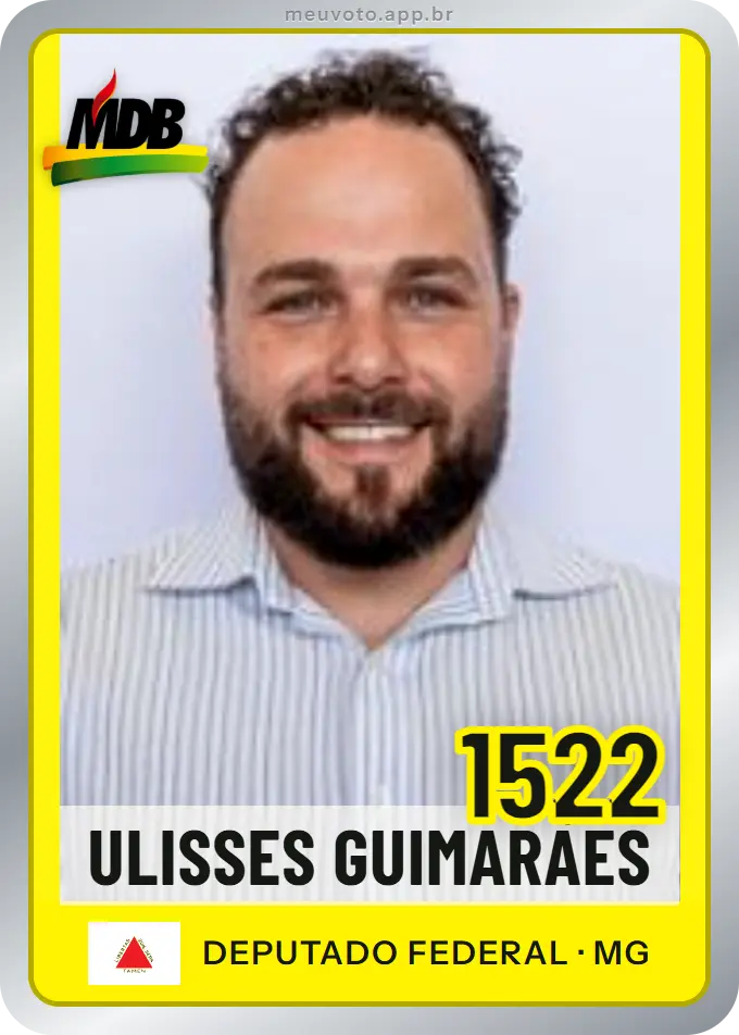 Carta de Ulisses Guimarães, número 1522, MDB